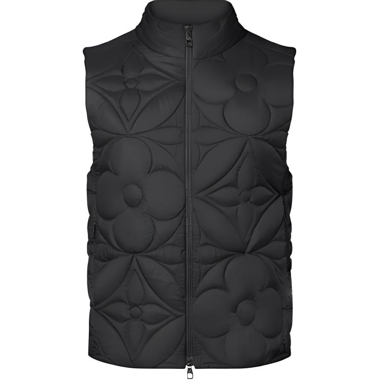 LOUIS VUITTON Lvse Padded Monogram Flower Gilet