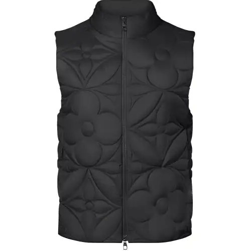 LOUIS VUITTON Lvse Padded Monogram Flower Gilet