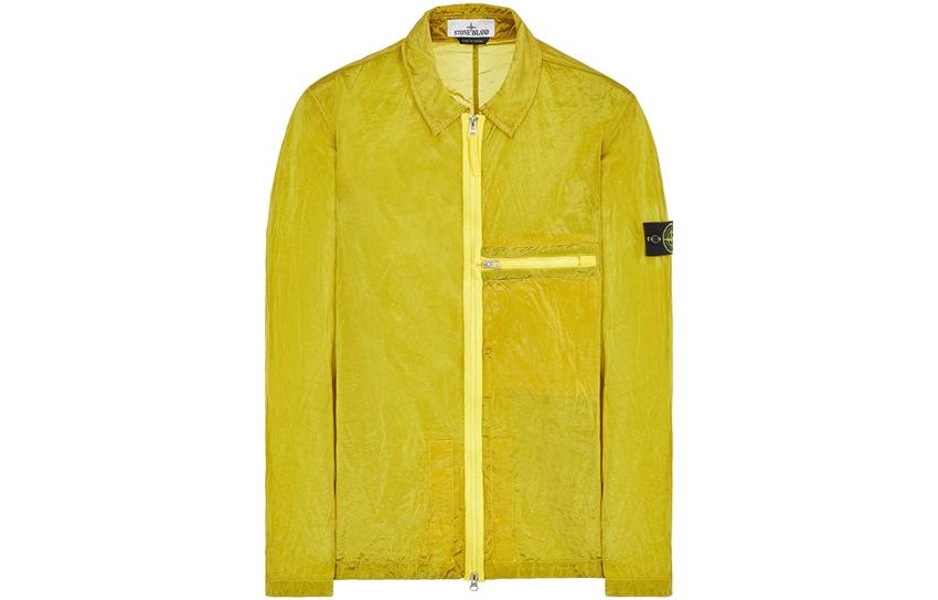 Мужская куртка STONE ISLAND SS23 Nylon Meta (желтая)