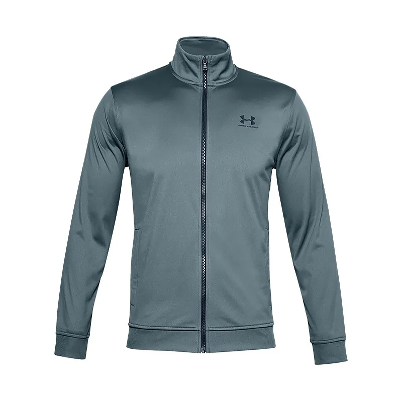 Under Armour Tricot Jackets Men's Gray Stand Collar Moderate Other
