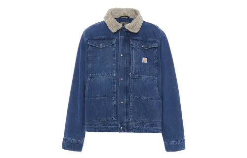 Carhartt Denim Jacket Relaxed Fit Men's Blue