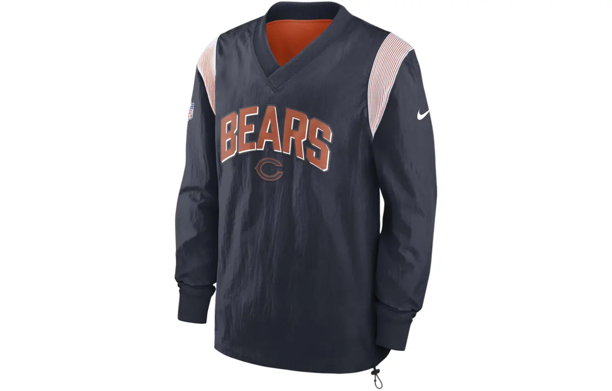Nike Athletic Stack NFL Chicago Bears Jackets & Coats Men's Marine Blue