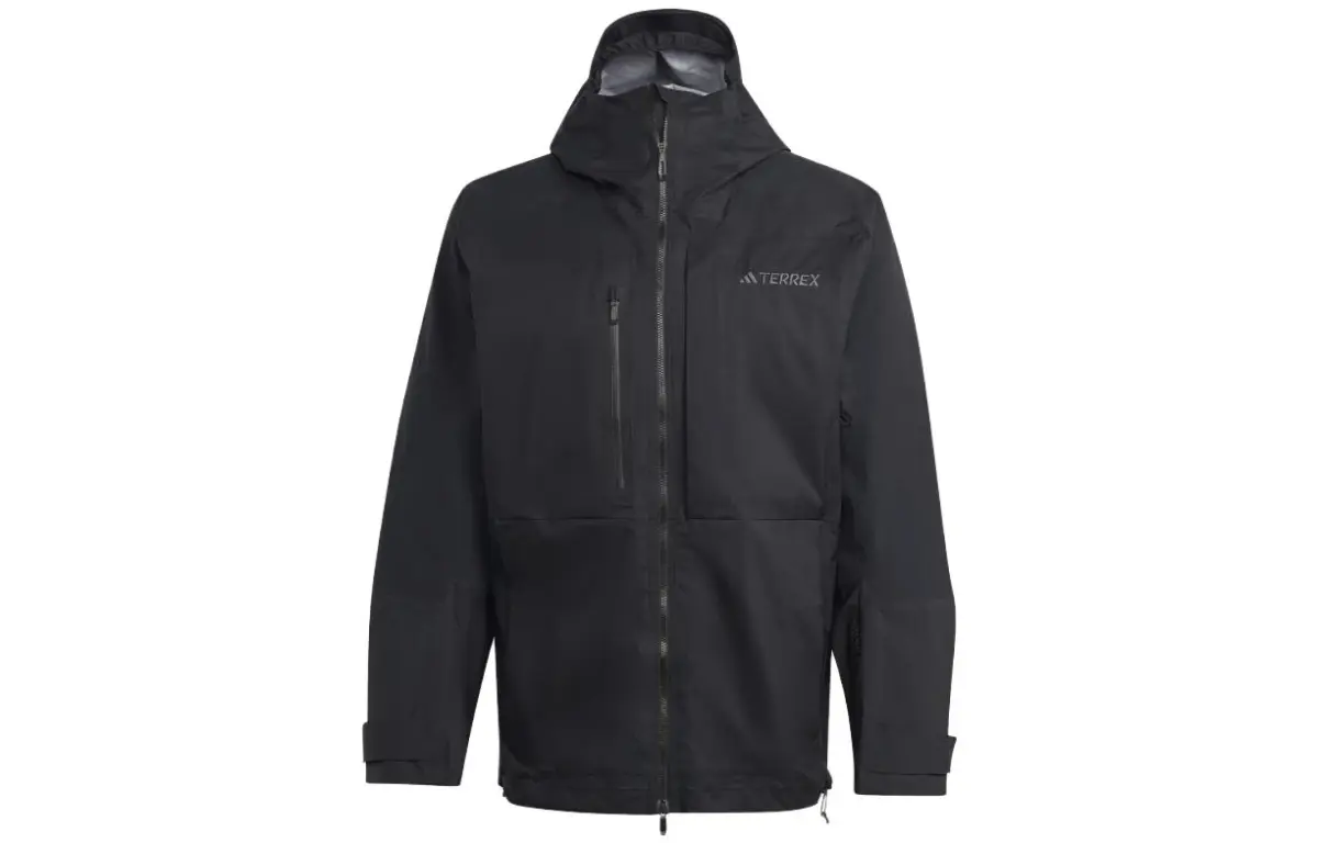 Adidas Jackets Men's Black Hooded Moderate Other