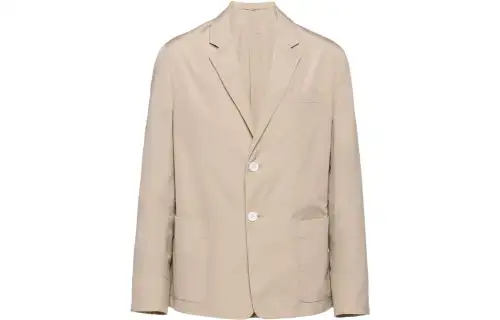 PRADA SS23 Business Suit Coat Men's Khaki