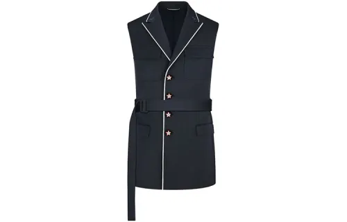 DIOR FW21 Vest Men's Marine Blue