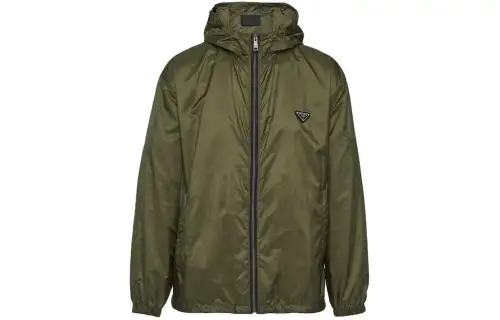PRADA Triangle Logo Plaque Track Jacket