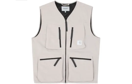 Carhartt WIP Vests Men's Beige V Neck Moderate Other