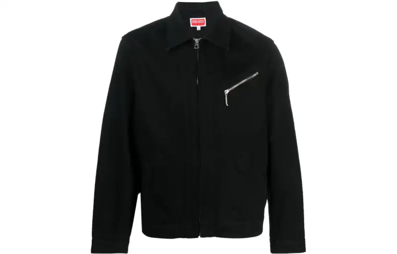 【Previous Season】 zip-fastening denim jacket