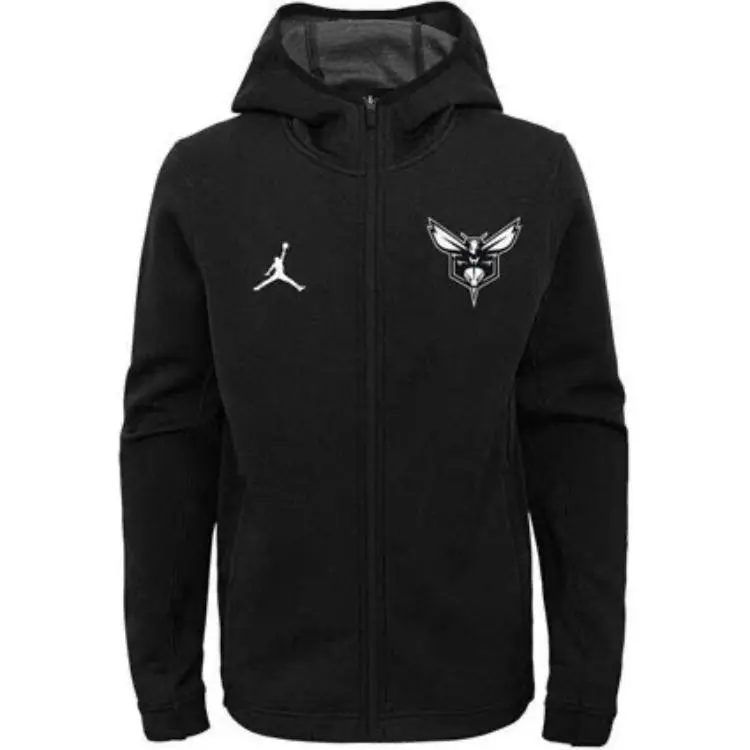 Jordan Jackets Men's Black Hooded Moderate Other