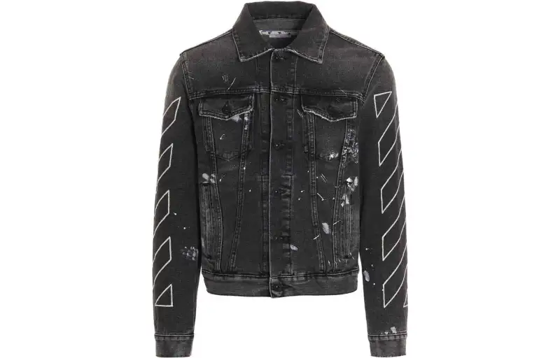 OFF WHITE SS22 Denim Jacket Men's