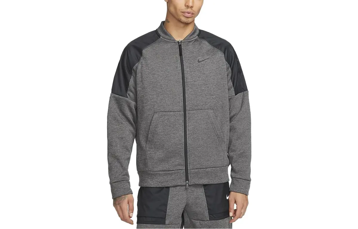 Nike Jackets Men's Gray Stand Collar Moderate Other