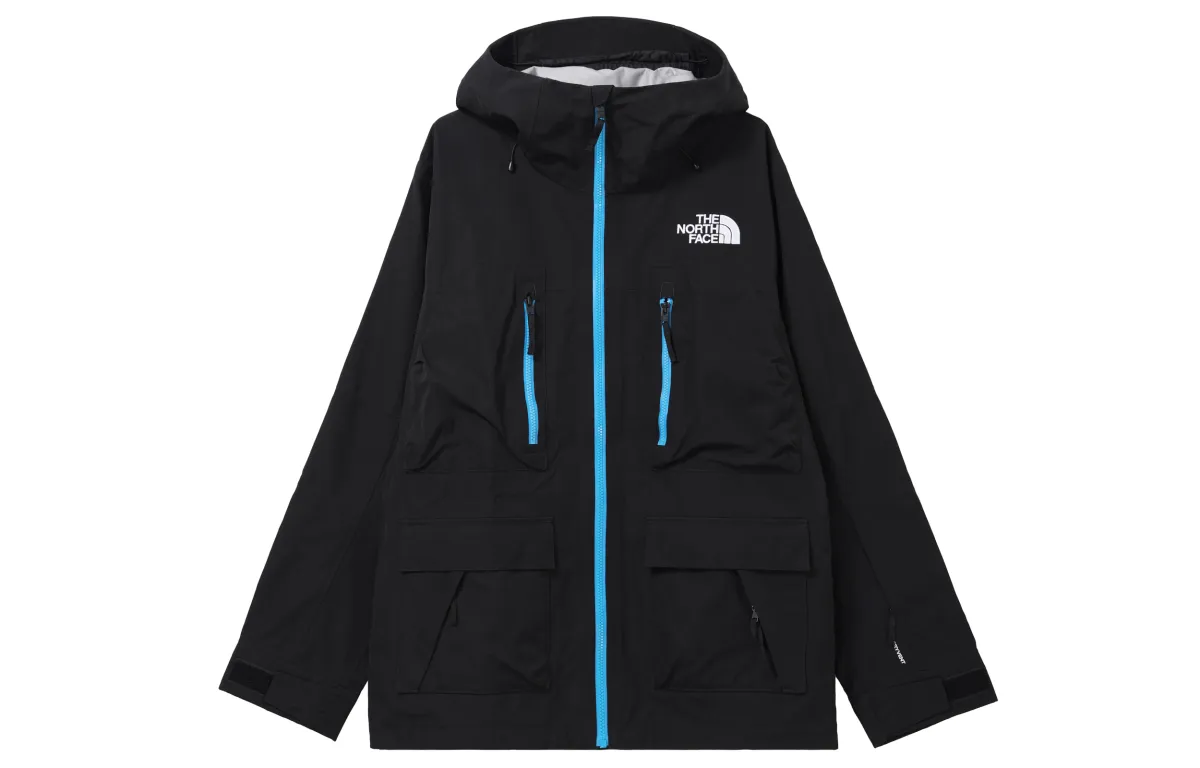 THE NORTH FACE Outdoor Hiking Water-Resistant Windproof Breathable Warm Windbreaker Jacket Men's Black