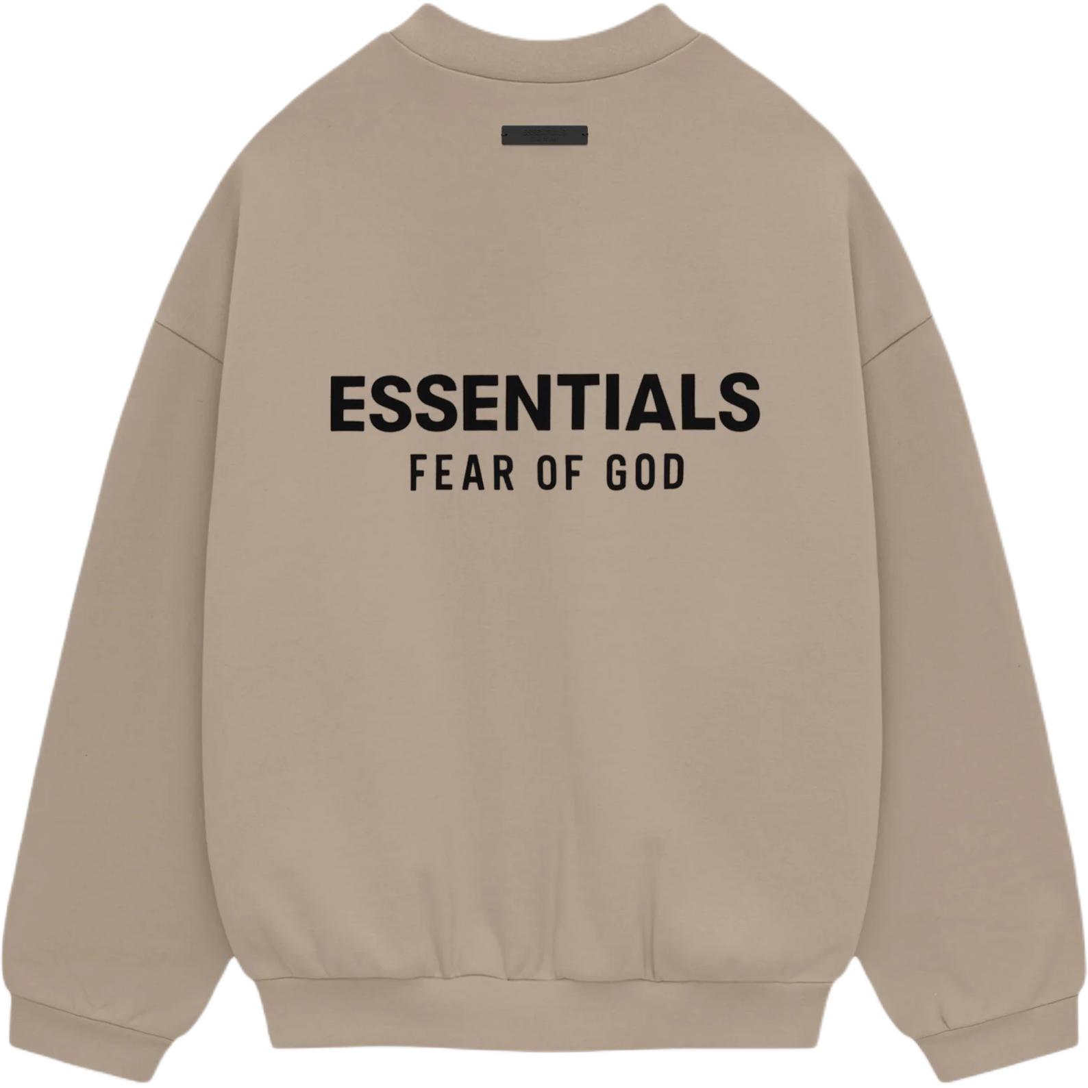 Мужское худи Fear of God Essentials (серый)