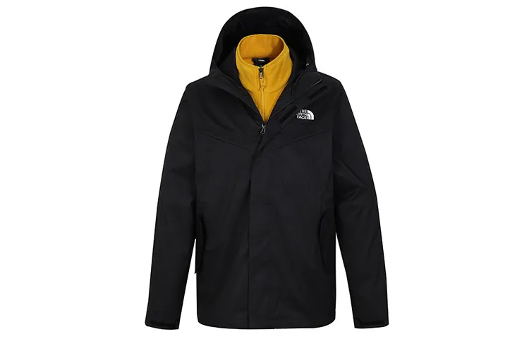 THE NORTH FACE Waterproof And Wear resistant Windbreaker Jacket Men's Black