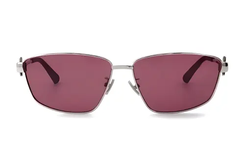 Bottega Veneta Sunglasses Women's Silver/Purple