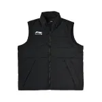 Li Ning Down Vests Unisex Black Stand Collar Moderate Other