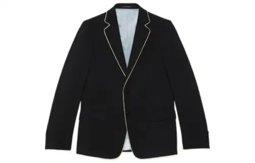 GUCCI SS22 Business Suit Coat Men's Black