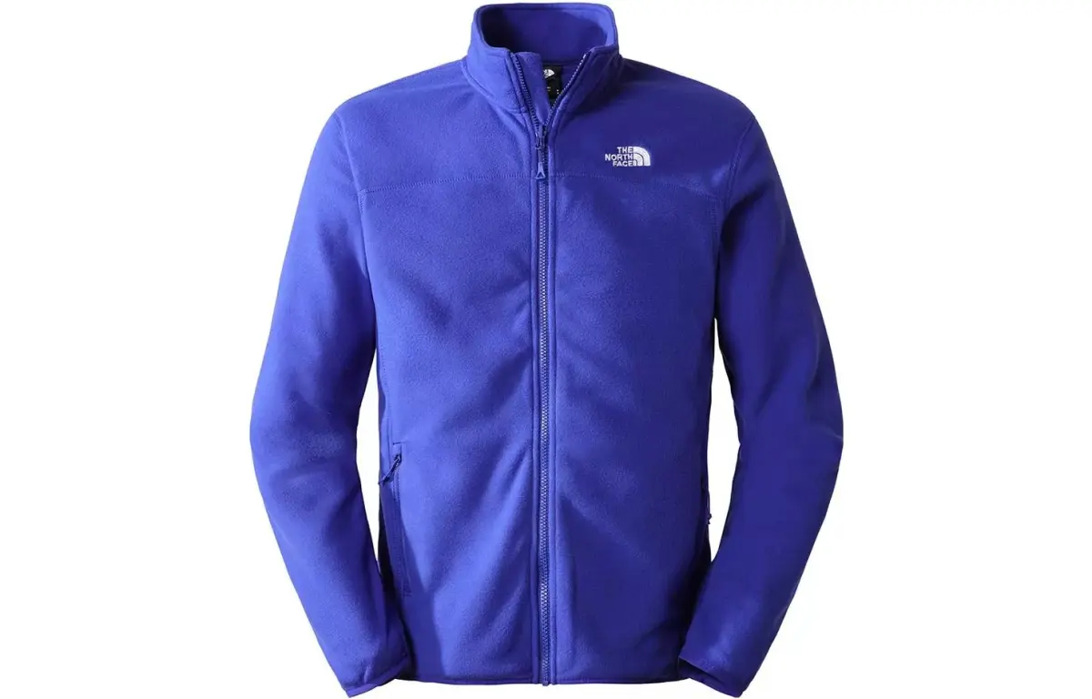 THE NORTH FACE Jackets Men's Blue Stand Collar Moderate Straight Fit