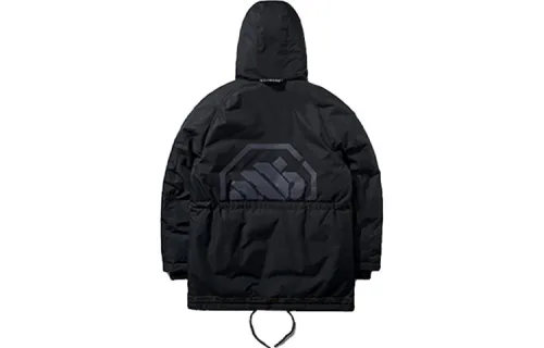 Li Ning Down Jackets Men's New Standard Black Hooded Moderate Other