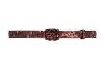 GUCCI Leather Belts Men's Pink Brown Width 2.54cm