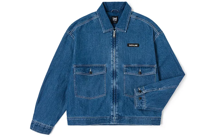 Lee Xline Denim Jacket Men's Medium Light Blue