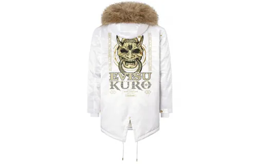 EVISU Down Jackets Men's Hooded Moderate Other