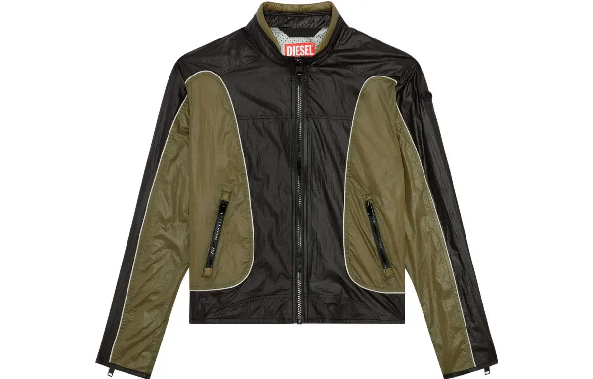DIESEL Jackets Men's Stand Collar Moderate Other