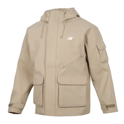New Balance Jackets Men's Brown Hooded Moderate Other
