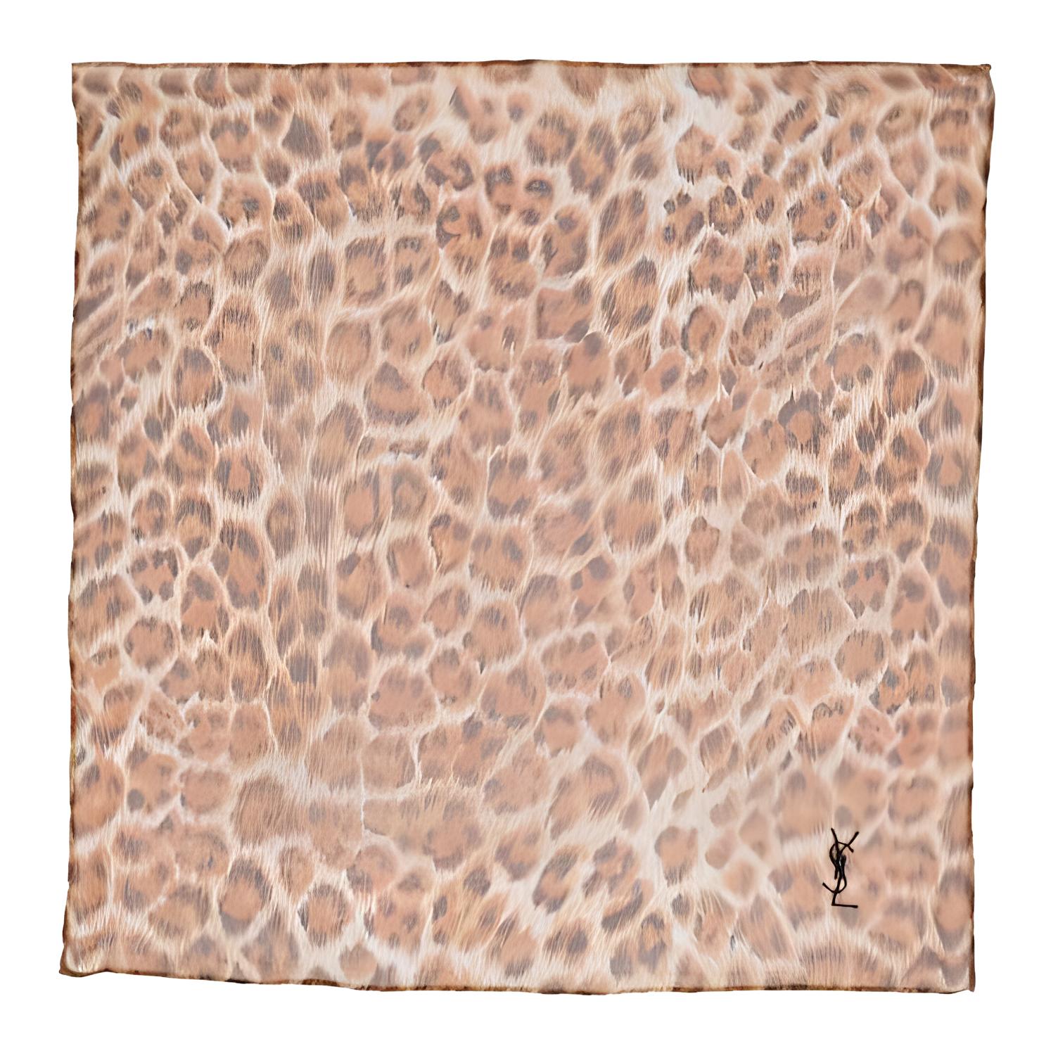 SAINT LAURENT 1980s Logo embroidered Handkerchief