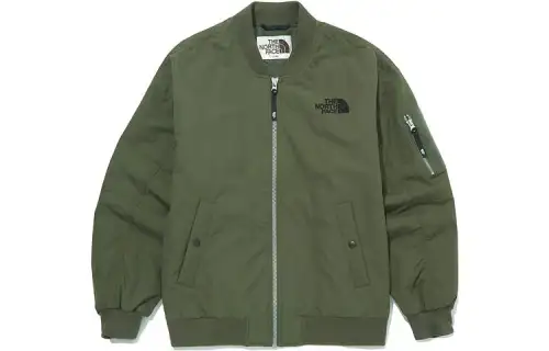 THE NORTH FACE Jackets Men's Khaki Green Baseball Collar Moderate Other
