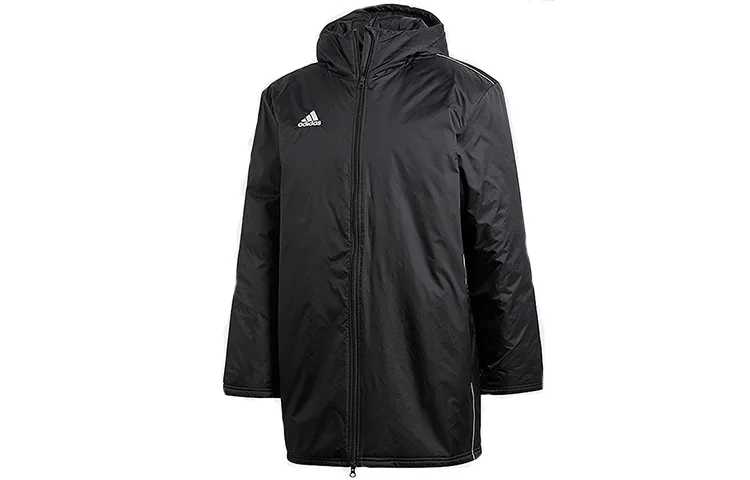 Adidas Puffer Jackets Men's Black Hooded Moderate Other