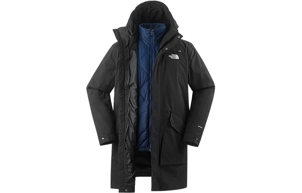 THE NORTH FACE Urban Exploration Waterproof And Windproof To Keep Warm Windbreaker Jacket Men's Black
