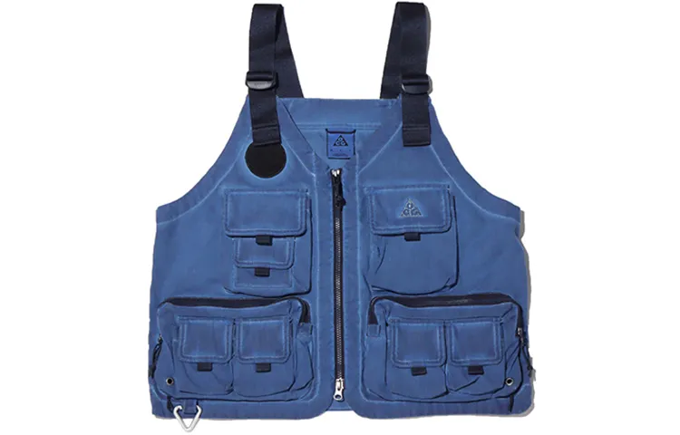 Nike Vests Men's Denim Collarless Moderate Workwear