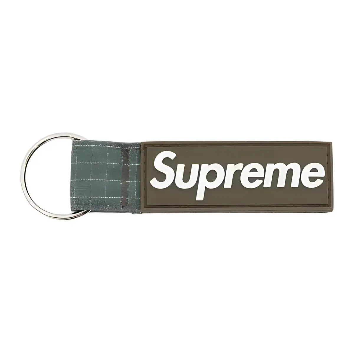Supreme Silicone Keychains Unisex Green