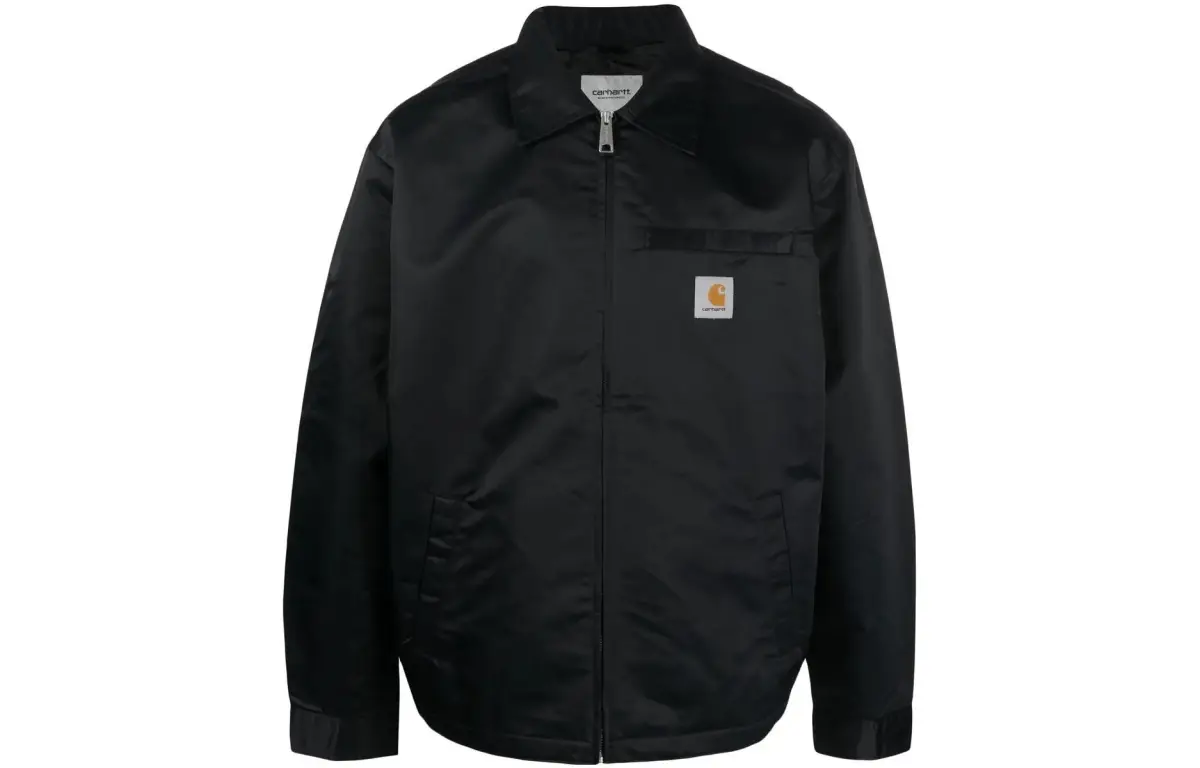Carhartt WIP Jackets Men's Black Stand Collar Moderate Other