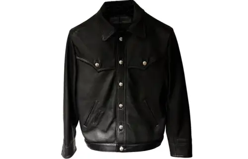 Chrome Hearts Leather Hunting Jacket