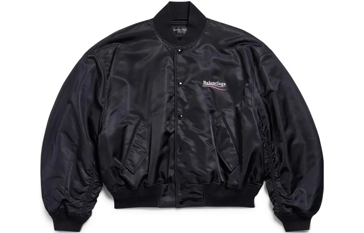 Balenciaga Logo Embroidered Jacket
