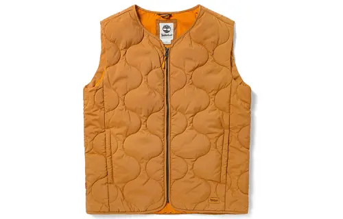 Timberland Vests Men's Wheat V Neck Moderate Other