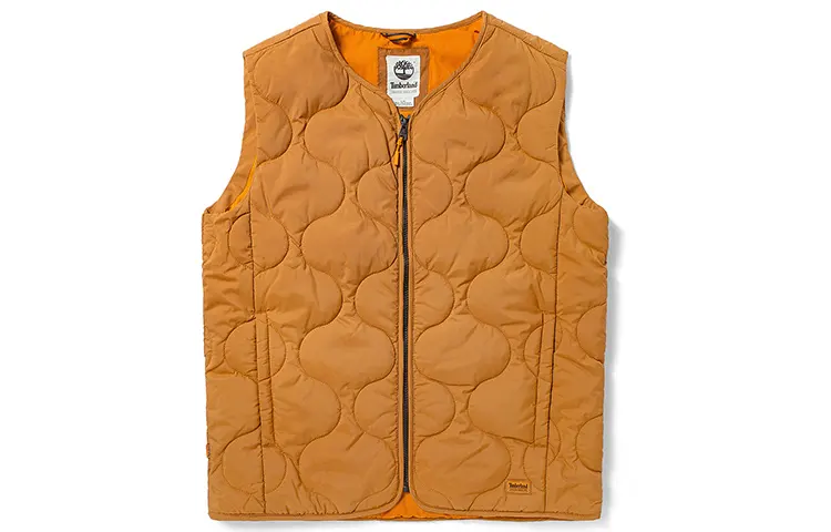 Timberland Vests Men's Wheat V Neck Moderate Other