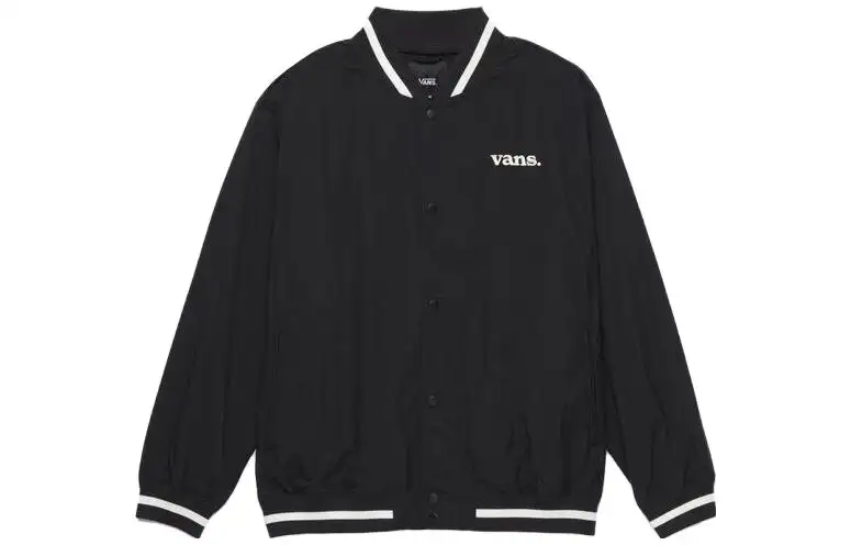 Vans Jackets Men's Black Baseball Collar Moderate Other