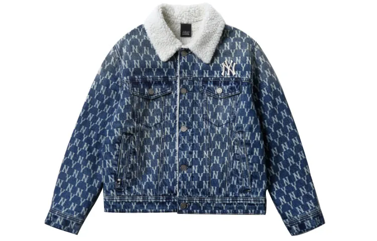 MLB New York Yankees Denim Jacket Unisex Blue