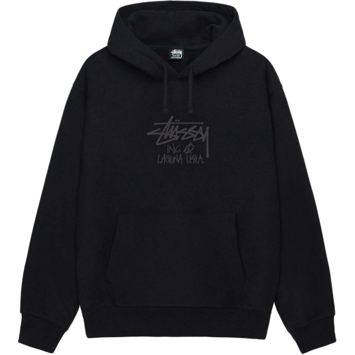 Худи Stussy 2024 FW24 LAGUNA USA HOODIE (черное)