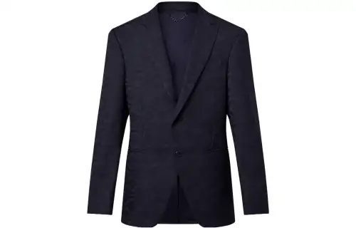 LOUIS VUITTON Business Suit Coat Men's Marine Blue