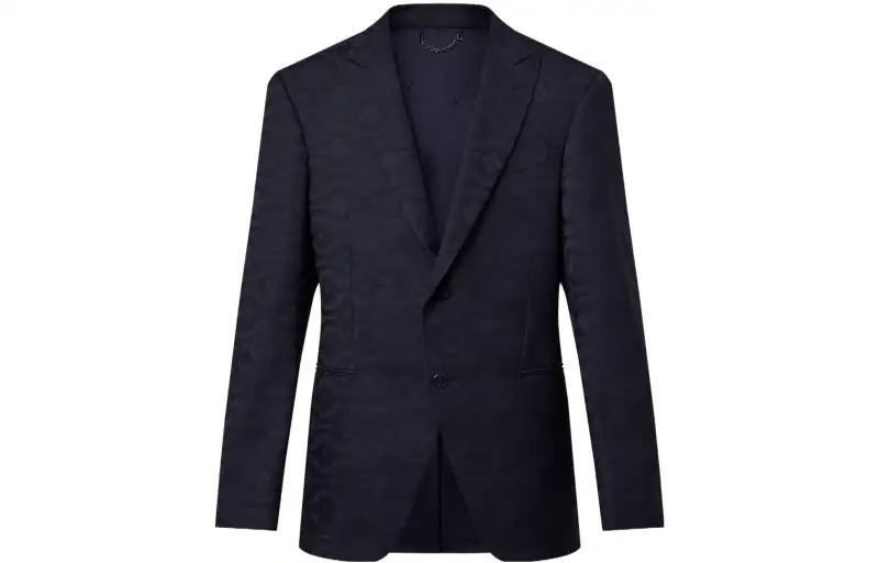 LOUIS VUITTON Business Suit Coat Men's Marine Blue