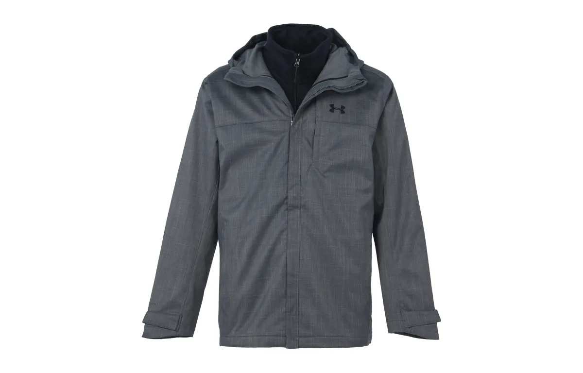 Under Armour Storm Porter Hooded Sports Thickened And Fleece Lined 3 in 1 Breathable, Water Repellent, Windproof