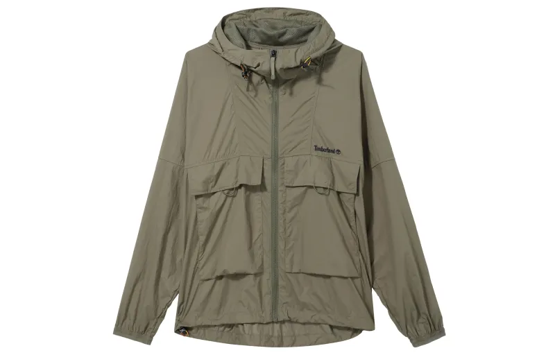 Timberland Jackets Men's Kassel Green Hooded Moderate Workwear