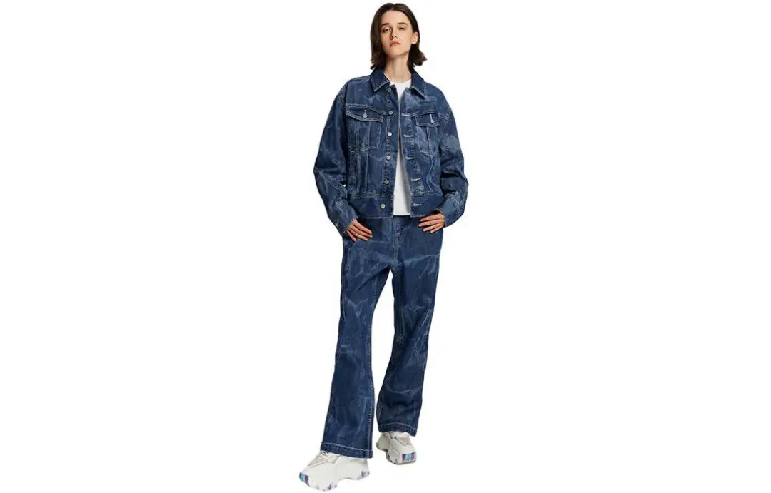 Lee Denim Jacket Unisex Medium Blue