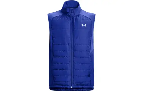 Under Armour Storm Vests Men's Royal Blue Stand Collar Moderate Other