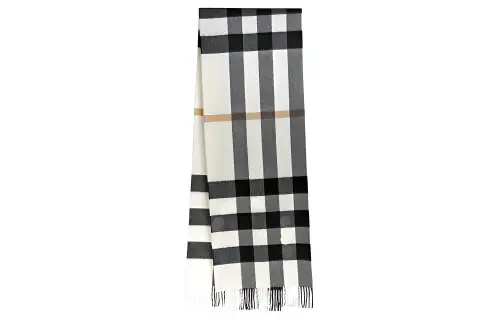 Burberry Knit Scarves Women's Gray