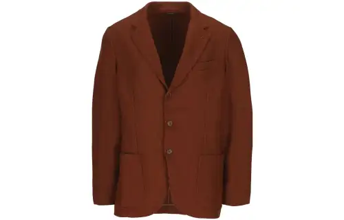 Loro Piana Business Suit Coat Men's Red Brown